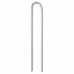 vidaXL Piquets de tente 12Pièces en forme de U 37cm Ø10mm acier galvanisé
