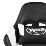 vidaXL Chaise de jeu pivotante Blanc PVC