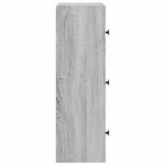 vidaXL Bibliothèque sonoma gris 40x24x77 cm bois d'ingénierie