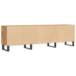 vidaXL Meuble TV chêne artisanal 150x30x44 5 cm bois d'ingénierie