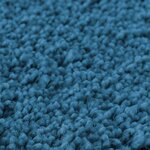 vidaXL Tapis de bain Bleu 60 x 90 cm Polypropylène