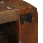 vidaXL Meuble TV 80x32x36 cm en bois massif récupéré