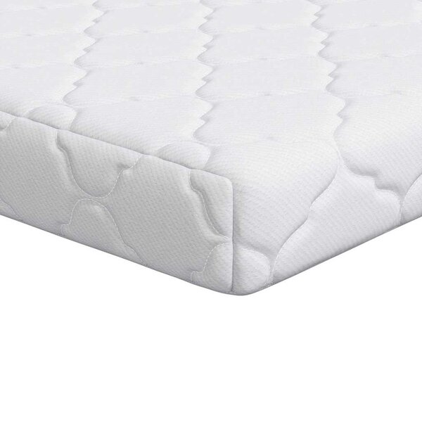 vidaXL Matelas avec Couche de Coco Blanc 160 x 80 cm Mousse PU