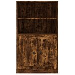 vidaXL Buffet haut chêne fumé 60x35 5x103 5 cm bois d'ingénierie