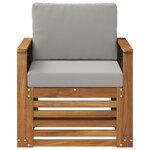 vidaXL Sofa de milieu extérieur Naturel