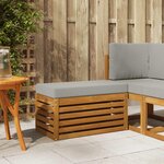 vidaXL Banc de Jardin Bois d'Acacia Massif Naturel