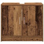 vidaXL Cabinet de Lavabo Bois Ancien 63 x 29 x 55 cm Bois d'ingénierie
