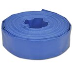 vidaXL Tuyau plat 50 m 1 5" PVC