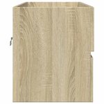 vidaXL Armoire d'évier Chêne sonoma 90x38 5x45 cm Aggloméré
