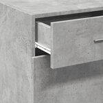 vidaXL Buffet gris béton 50x42 5x93 cm bois d'ingénierie