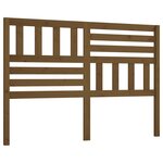 vidaXL Tête de lit Marron miel 156x4x100 cm Bois massif de pin
