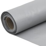 vidaXL Écran d'intimité de balcon gris 400x90 cm PVC