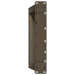 vidaXL Pieds de table basse en U  2 pièces  acier naturel  40 x (30-31) cm
