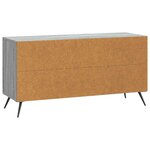 vidaXL Meuble TV Sonoma gris 99 x 34 5 x 50 cm Bois d'ingénierie
