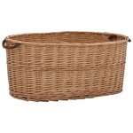 vidaXL Panier à bois de chauffage poignées de transport 78x54x34 cm