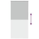 vidaXL Store enrouleur occultant largeur du tissu 90 7 cm polyester