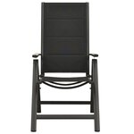 vidaXL Ensemble de bistro 5 Pièces noir et anthracite