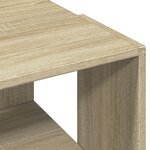 vidaXL Table basse chêne sonoma 89 5x48x30 cm bois d'ingénierie