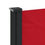 vidaXL Auvent latéral rétractable rouge 100x300 cm
