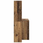 vidaXL Bureau Bois ancien 138.5 x 55 x 143 cm Bois d'ingénierie