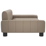 vidaXL Canapé pour enfants cappuccino 90x53x30 cm similicuir