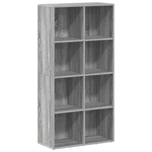 vidaXL Bibliothèque/Buffet Sonoma gris 66x30x130 cm Bois d'ingénierie