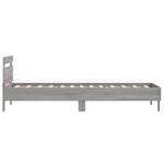 vidaXL Cadre de lit sans matelas avec lumières LED 100x200 cm