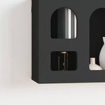 vidaXL Armoire suspendue Noir 60 x 20 x 40 cm Bois d'ingénierie