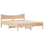 vidaXL Cadre de lit sans matelas 150x200 cm bois de pin massif
