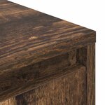 vidaXL Meuble TV chêne marron 80x31x25 5 cm bois d'ingénierie