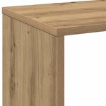 vidaXL Étagère séparatrice de pièce chêne artisanal 69 5x29x103 5 cm