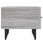 vidaXL Meuble TV sonoma gris 150x36x30 cm bois d'ingénierie