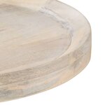 vidaXL Table d'appoint Ø60x75 cm Bois de manguier massif