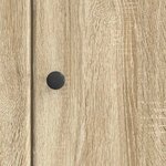 vidaXL Meuble TV Chêne Sonoma 99 x 34 5 x 50 cm Bois d'ingénierie