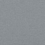 vidaXL Coussin de tête de lit Hanko gris clair 160 cm tissu
