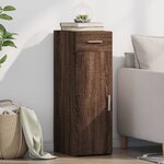 vidaXL Buffet chêne marron 30x42 5x93 cm bois d'ingénierie