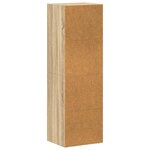 vidaXL Bibliothèque/Meuble TV chêne sonoma bois d'ingénierie