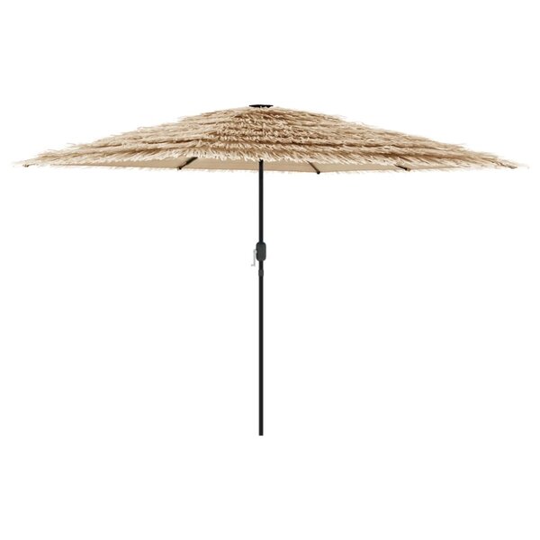 vidaXL Parasol de jardin avec mât en acier marron 268x268x226 cm