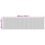 vidaXL Cloison de séparation naturel 165x600 cm bambou