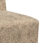 vidaXL Fauteuil avec oreiller 2 Pièces Gris clair 55 cm Cuir suédé faux