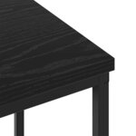 vidaXL Table de chevet 2 Pièces Chêne noir 38 x 30 x 48 cm