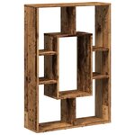 vidaXL Bibliothèque vieux bois 63x20x90 cm bois d'ingénierie