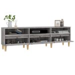 vidaXL Meuble TV Sonoma gris 150x30x44 5 cm bois d'ingénierie