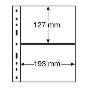 Recharges noires Optima XL à 2 bandes pour enveloppes  lettres.