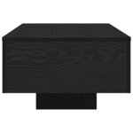 vidaXL Table Basse Chêne noir 100 x 49.5 x 31 cm Bois d'ingénierie