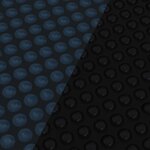vidaXL Film solaire de piscine flottant PE 455 cm Noir et bleu
