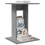 vidaXL Table d'appoint Gris Sonoma 45 x 40 x 62 5 cm Bois d'ingénierie