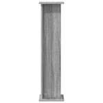 vidaXL Support de Plante Sonoma gris 25 x 25 5 x 100 5 cm