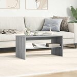 vidaXL Meuble TV sonoma gris 80x40x40 cm bois d'ingénierie