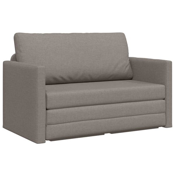 vidaXL Canapé-Lit Taupe 124 x 71 x 78 cm tissu